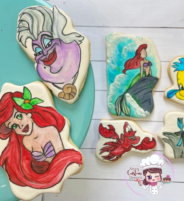 Little Mermaid Cookies