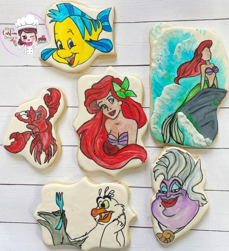 Little Mermaid Cookies