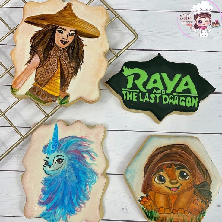 Raya & The Last Dragon Cookies