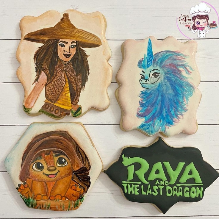 Raya and The Last Dragon Cookies