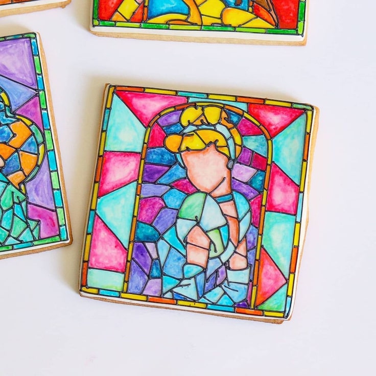 Stained Glass Cinderella Cookie
