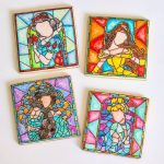 Stained Glass Disney Princess Cookies