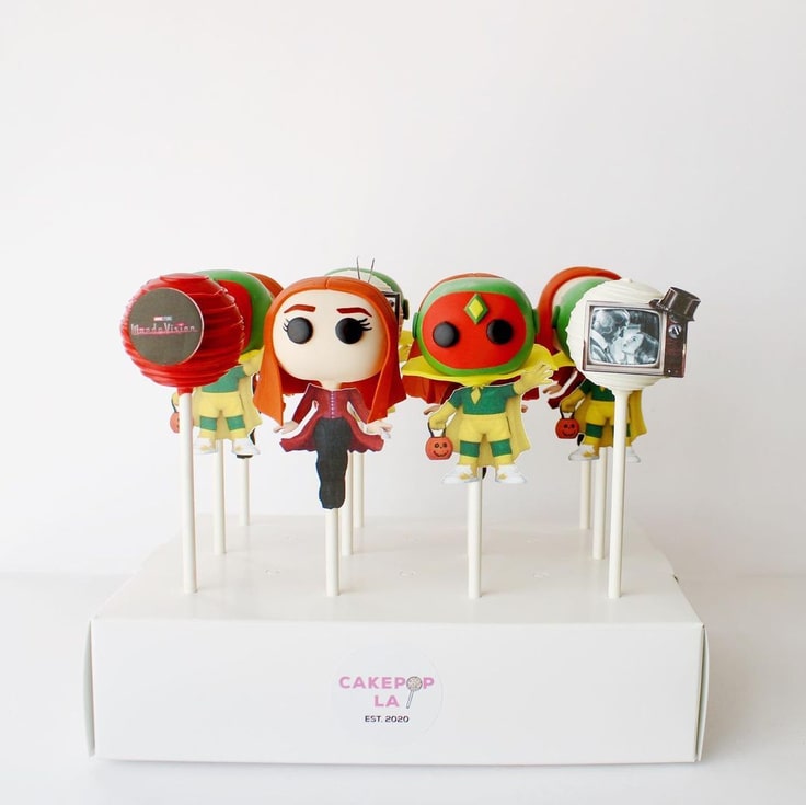 WandaVision Cake Pops