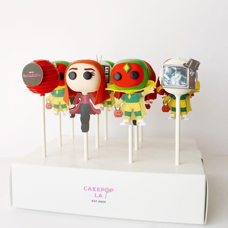 WandaVision Cake Pops