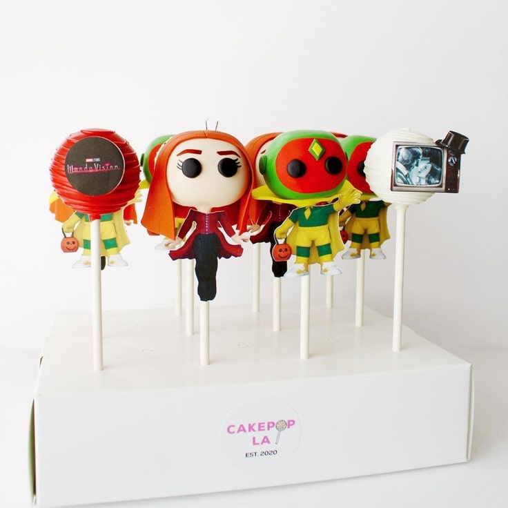 WandaVision Cake Pops