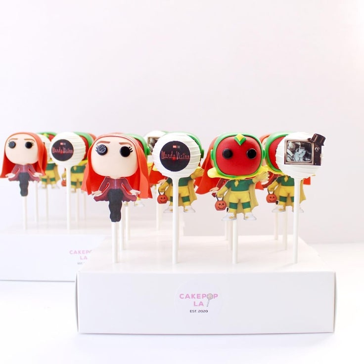 WandaVision Cake Pops