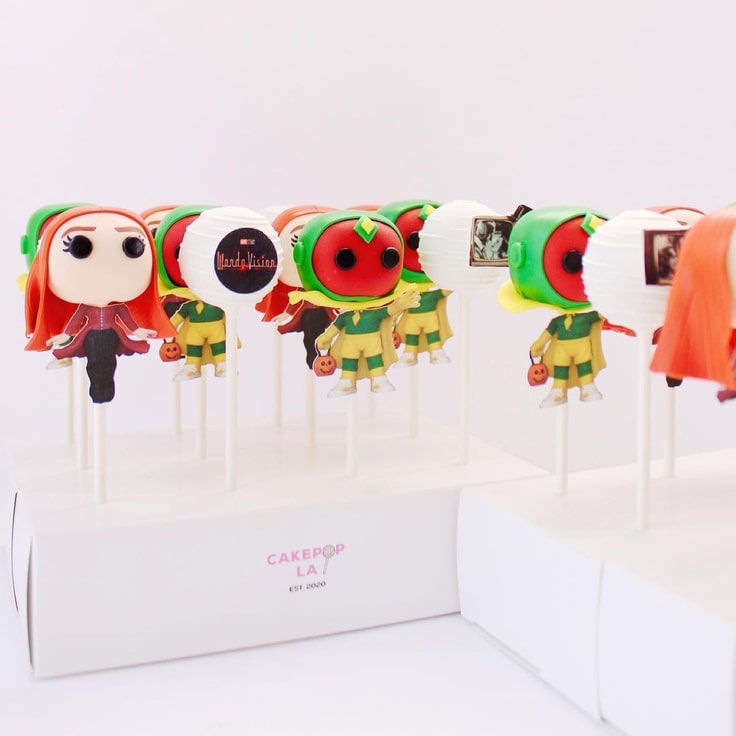 WandaVision Cake Pops