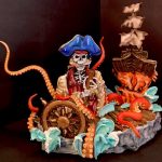 Pirate Skeleton Cookie