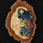 Pirate Skeleton Cookie