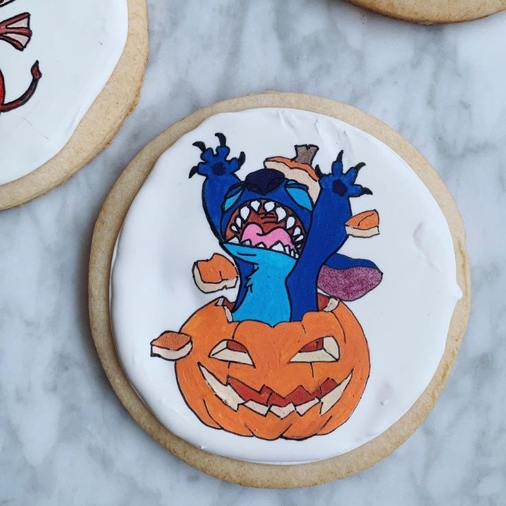 Stitch Halloween Cookie