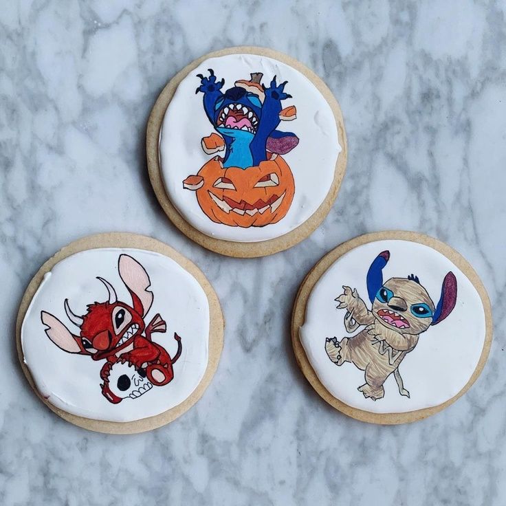 Stitch Halloween Cookies