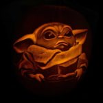 Baby Yoda pumpkin