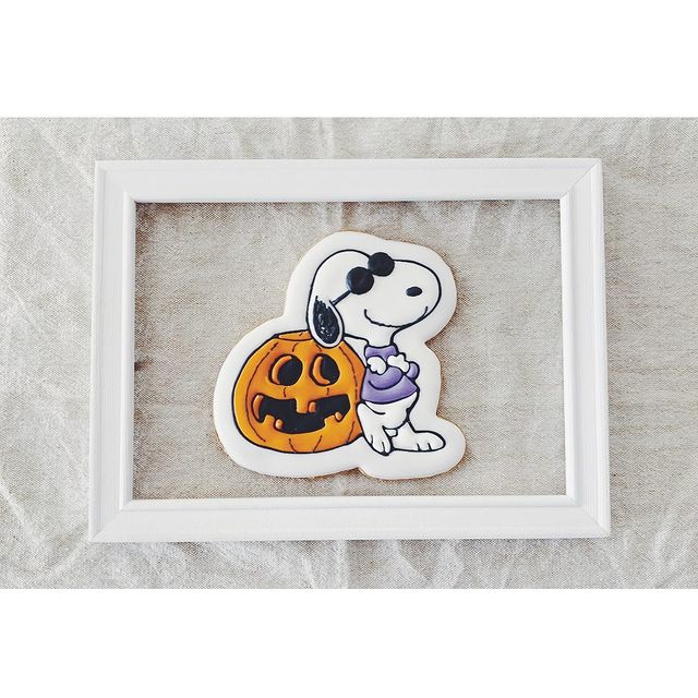 Snoopy Halloween Cookie