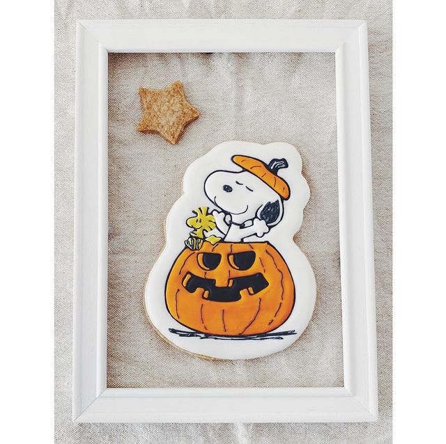 snoopy Halloween Cookie