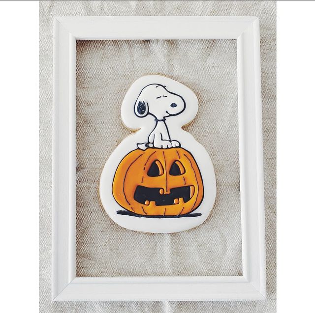 Halloween Snoopy Cookie