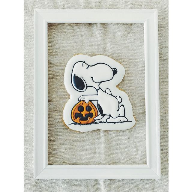 Snoopy Halloween Cookie