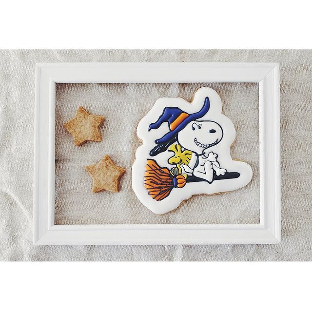 Snoopy Halloween Cookie