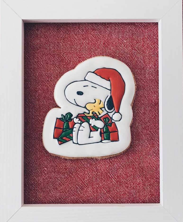 Snoopy Christmas Cookie