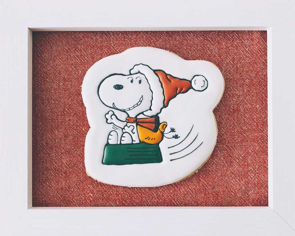 Snoopy Christmas Cookie