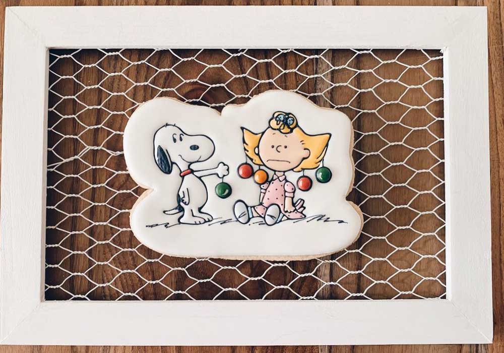 Snoopy Christmas Cookie