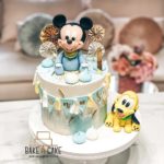 Baby Mickey and Pluto Cake