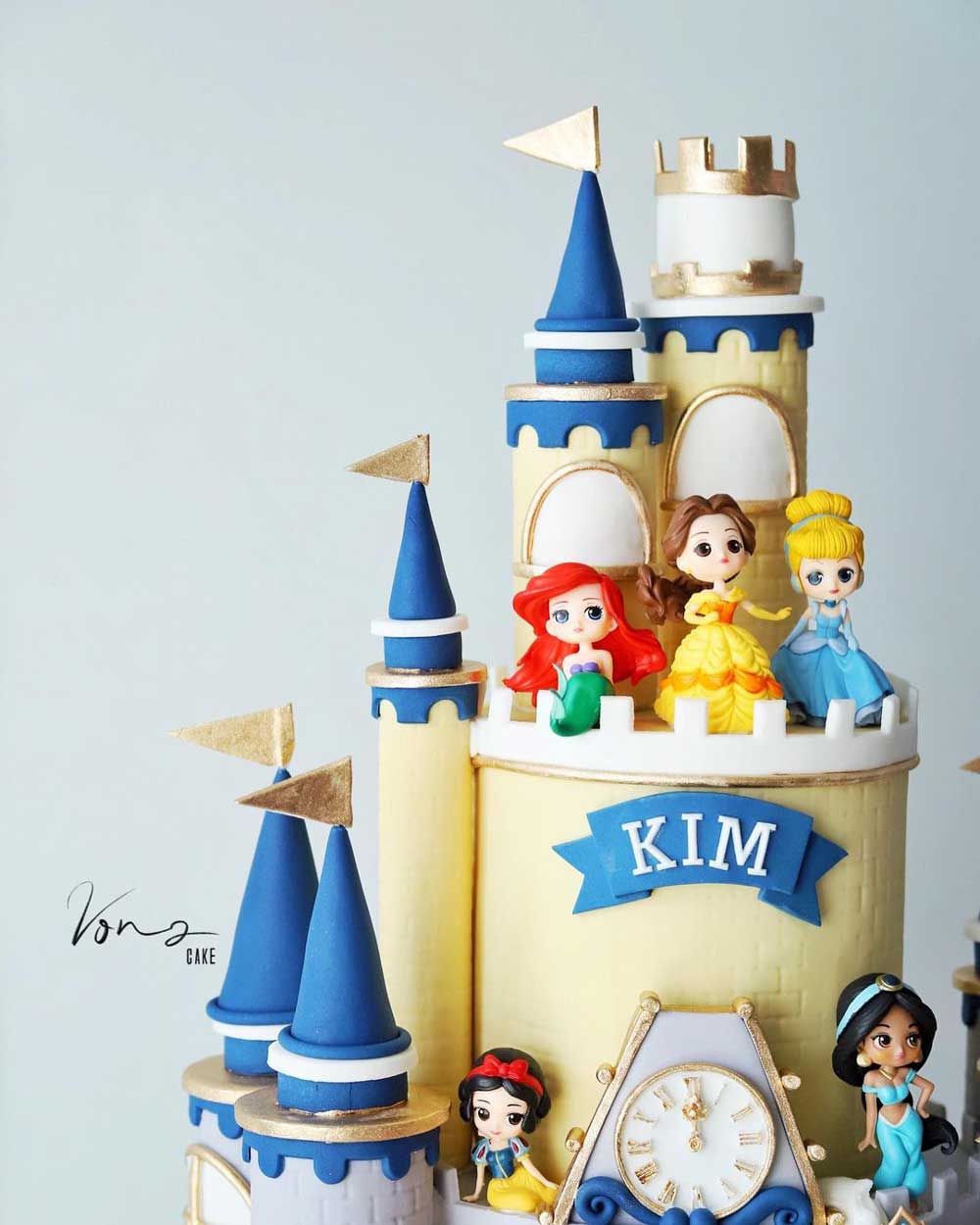 Disney Princess Castle Cake