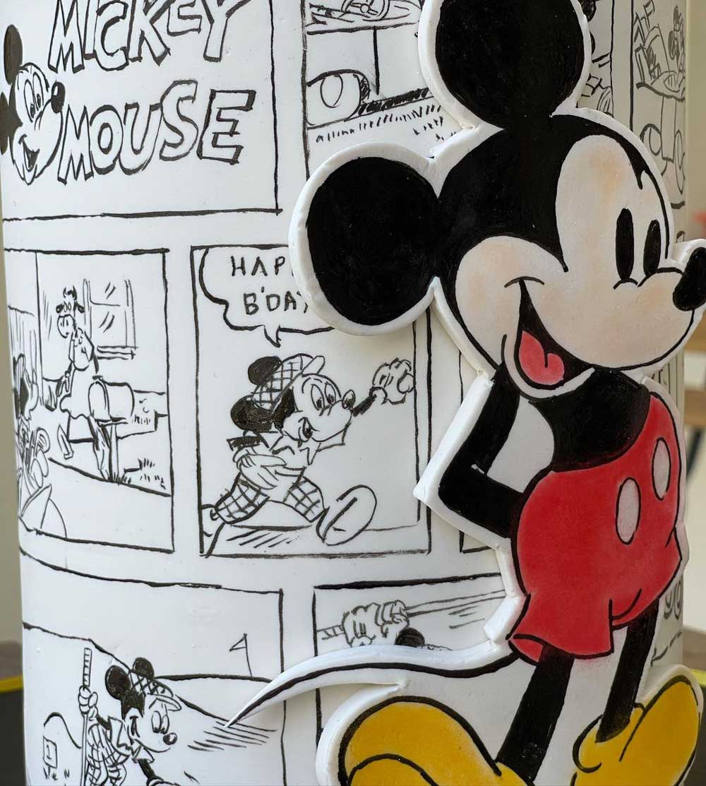 Mickey Mouse Comics Cake