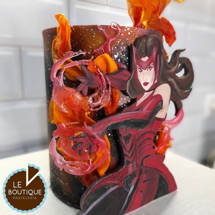 Scarlet Witch Cake