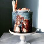 Lady and the Tramp cake