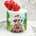 Mickey & Minnie Valentine’s Day Cake