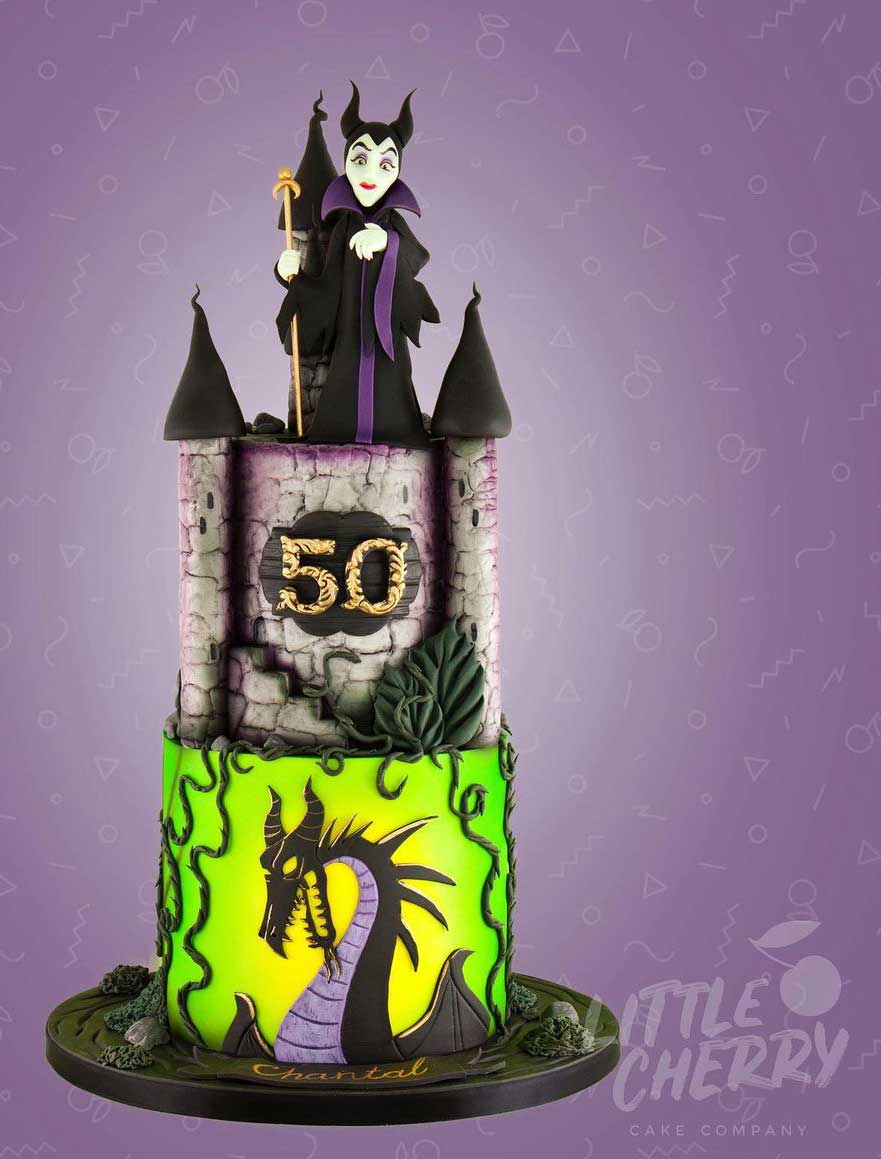 Maleficent Castle Cake