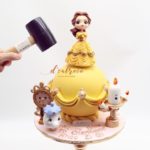 Princess Belle Piñata Cake