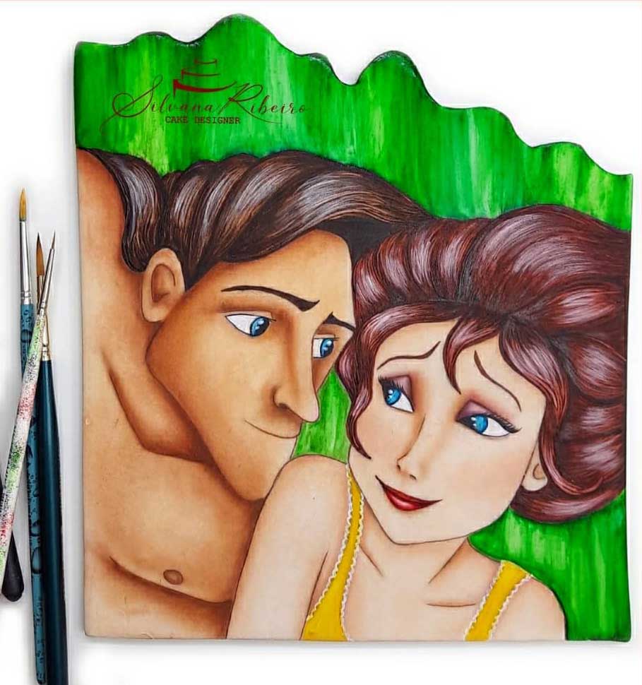 Disney Tarzan and Jane Cookie