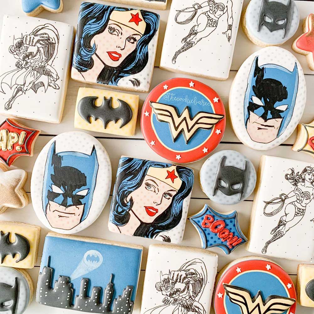 Batman & Wonder Woman Cookie
