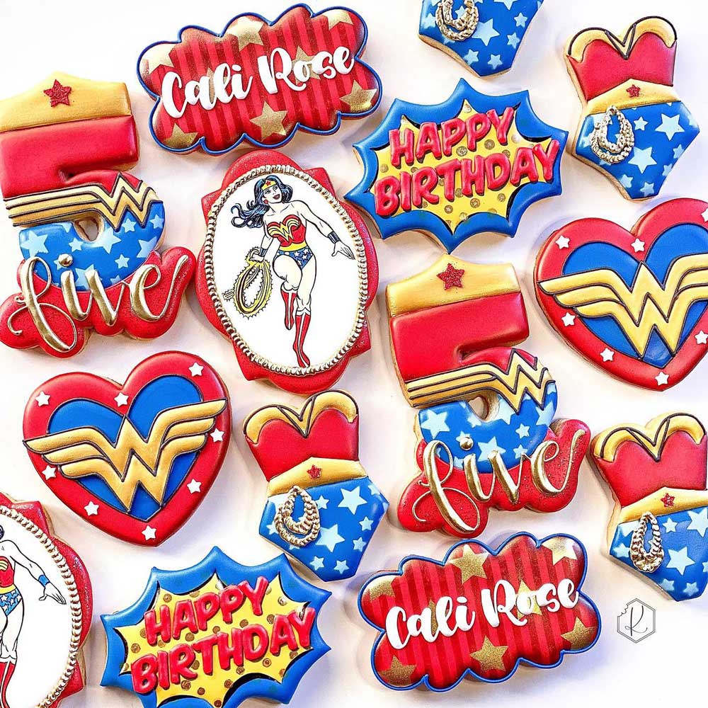 Wonder Woman Cookies