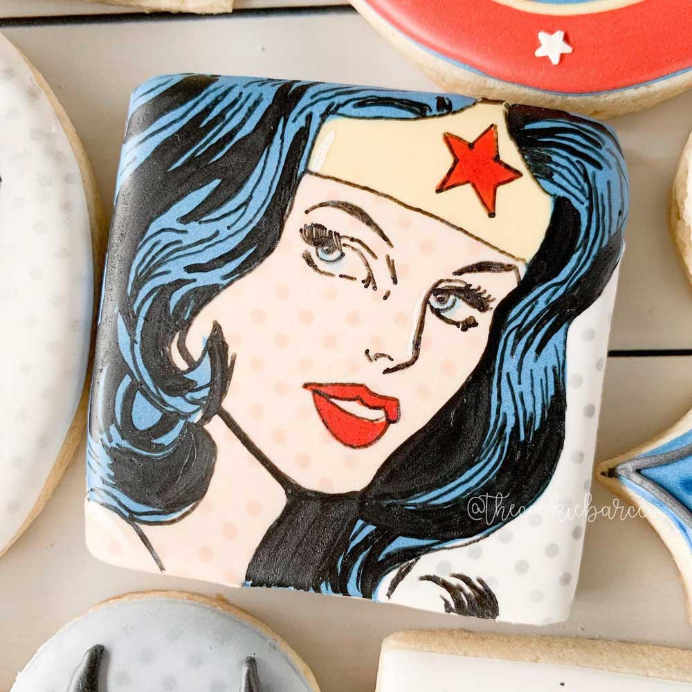 Wonder Woman Cookie