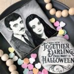 Addams Family Valentines Day Cookie