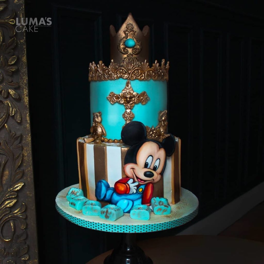 Baby Mickey Mouse Cake