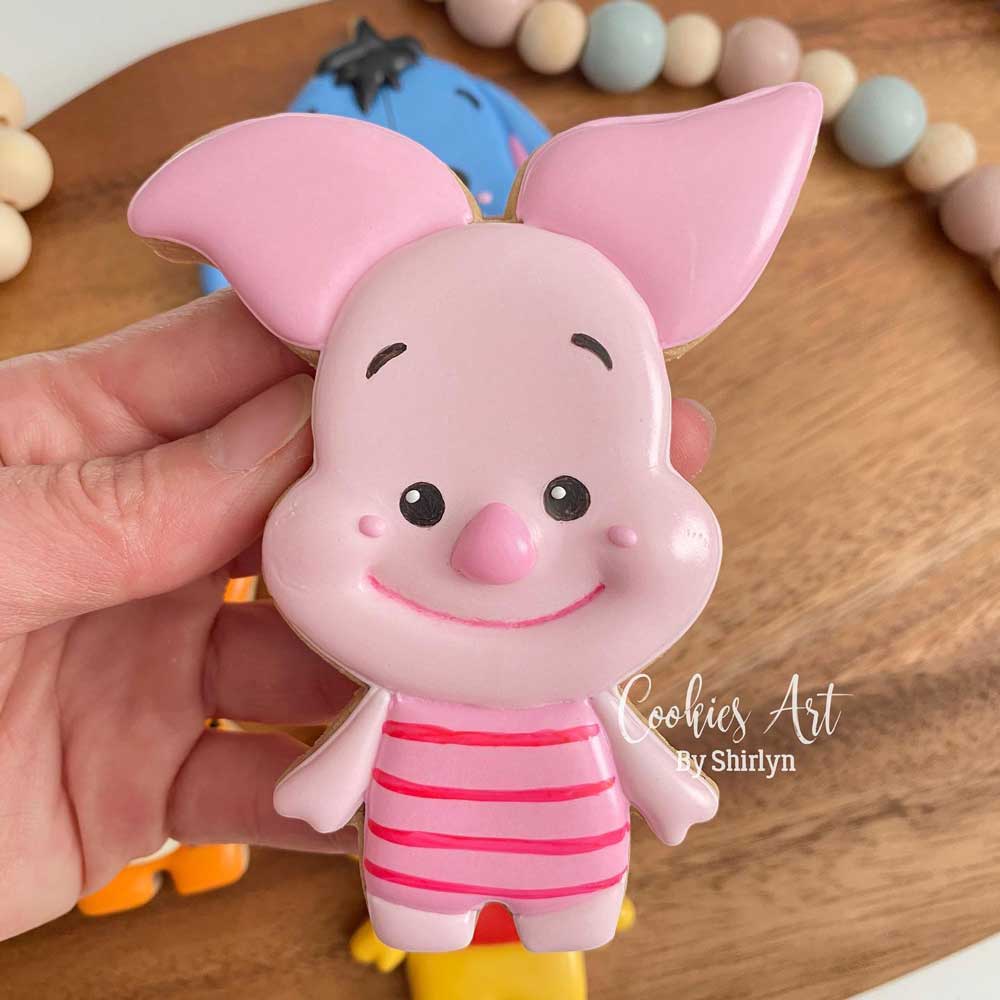 Chibi Piglet cookie