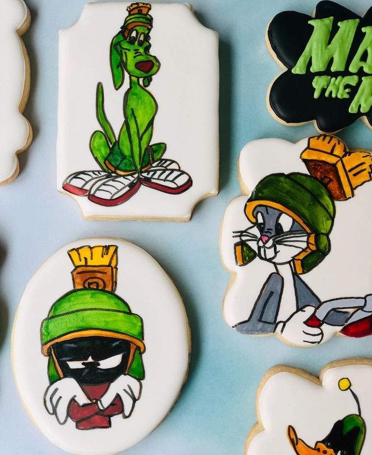 Marvin The Martian Cookies