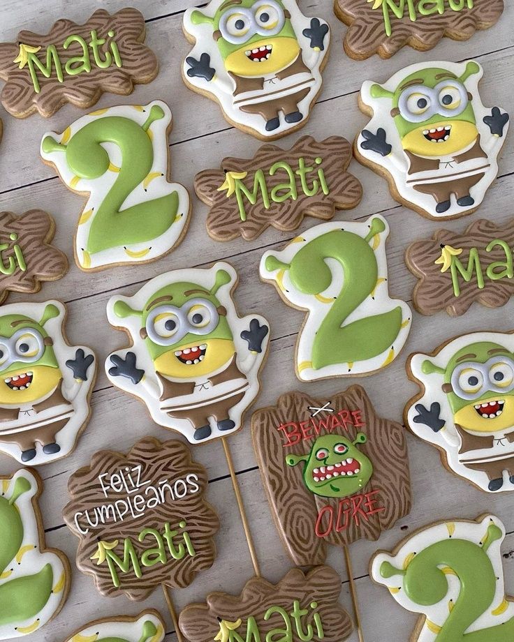 Minions Shrek Mashup Cookies