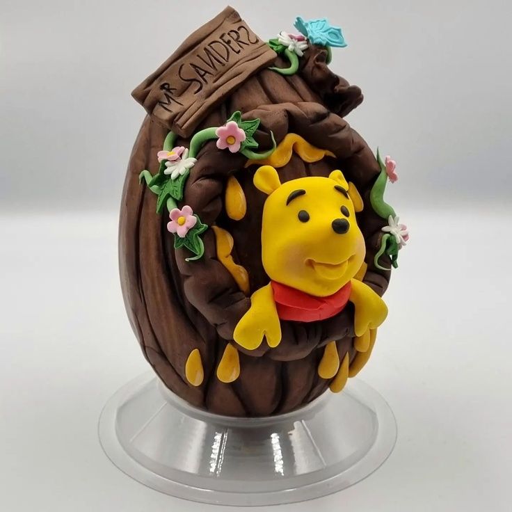 Winnie the Pooh Chocolate Easter Egg - Left Side