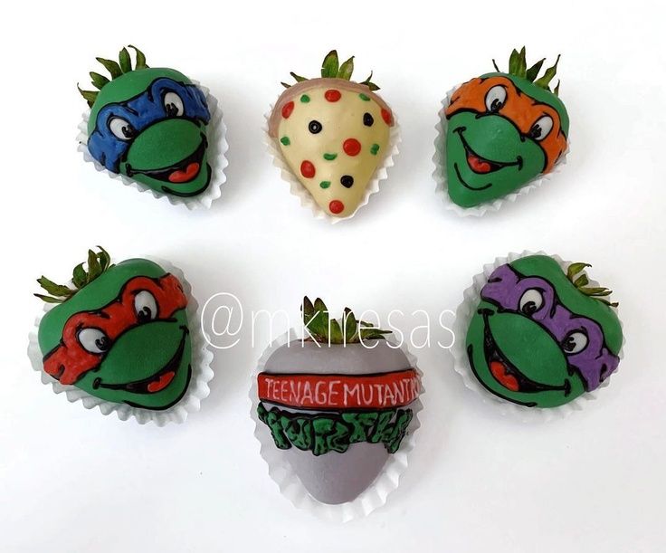 Teenage Mutant Ninja Turtles Chocolate Covered Strawberries