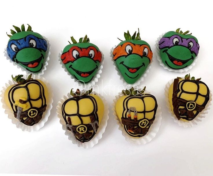 Teenage Mutant Ninja Turtles Chocolate Covered Strawberries