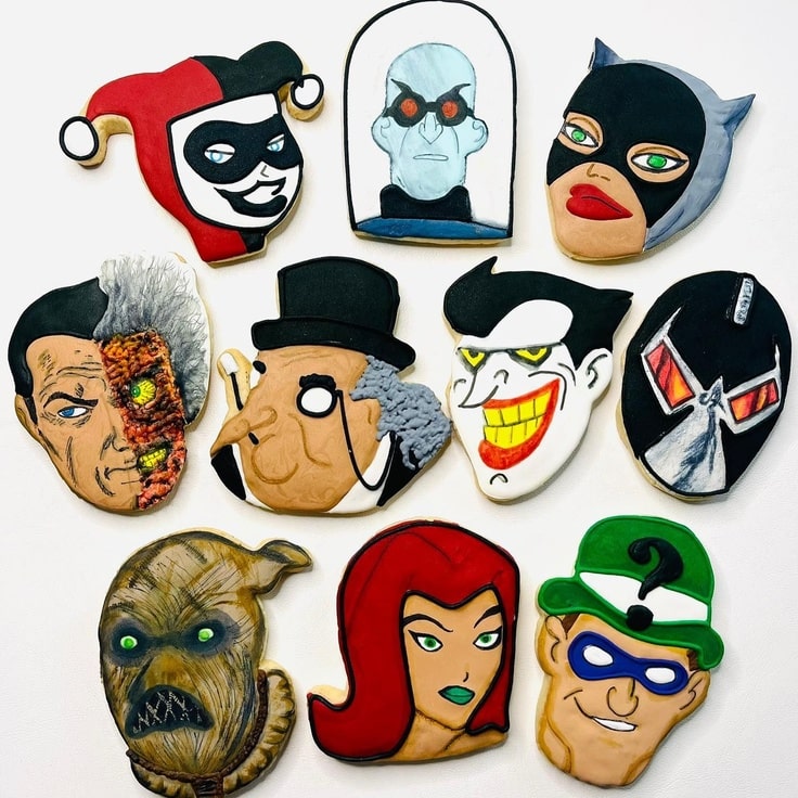 Batman Villains Cookies