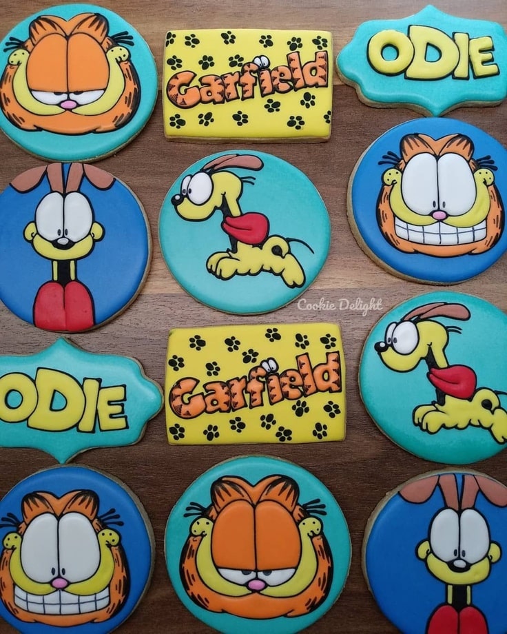 Garfield and Odie Cookies