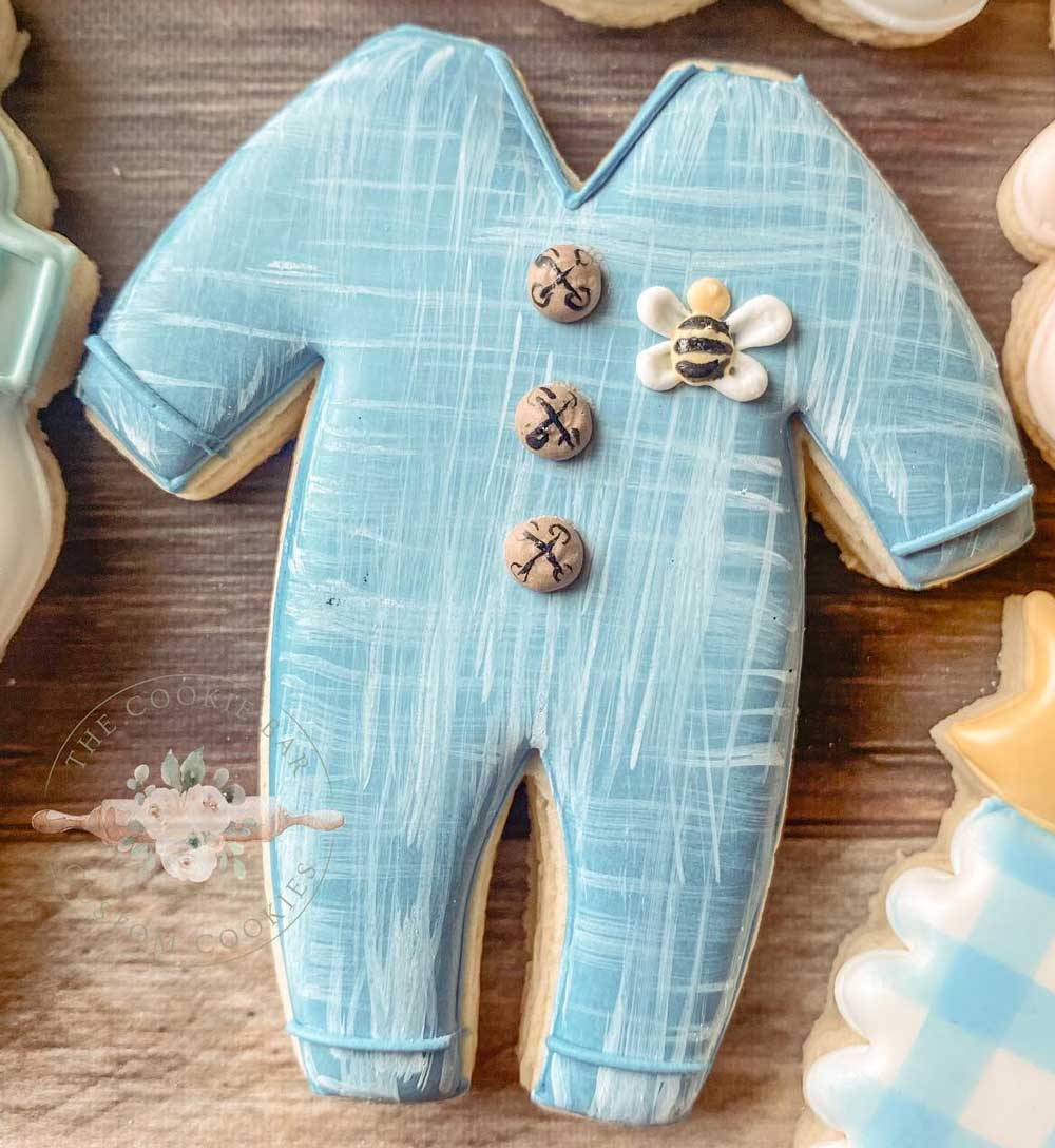 Winnie the Pooh Onesie Cookie