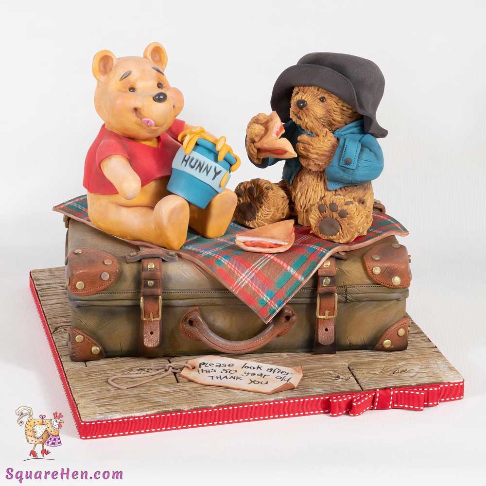 Pooh & Paddington Bear Cake