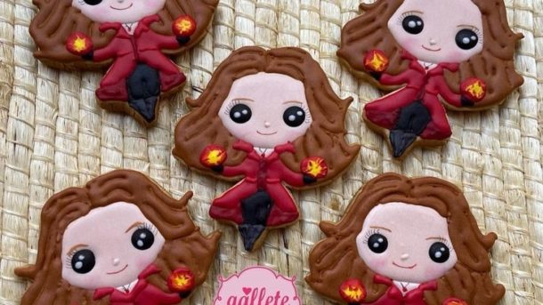 Scarlet Witch Cookies