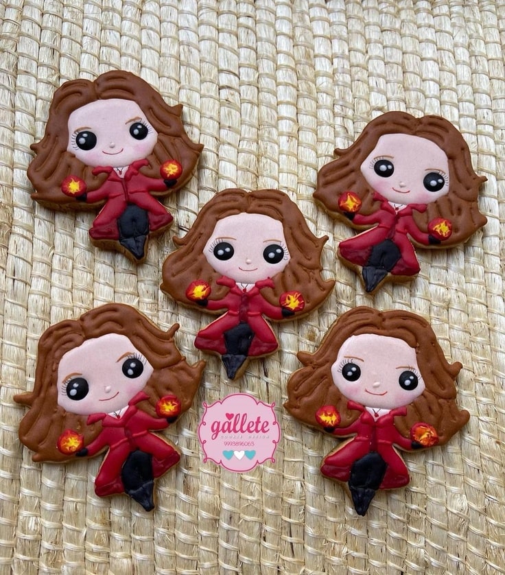 Scarlet Witch Cookies